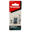 Makita Hex Screwdriver Bit 6.35 mm Tip T20 Hex Drive 25 mm Overall B-63672