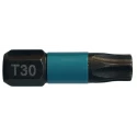 Makita Hex Screwdriver Bit 6.35 mm Drive Size T30 Head Type Magnetic 25 mm Overall Length B-63694