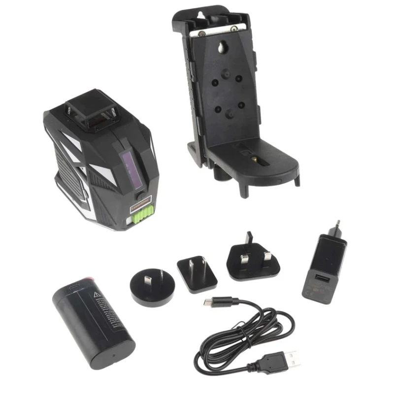 Laserliner Green Laser Level 31 Series 515 nm Wavelength 2 Lasers 360° Beam Coverage Automatic Levelling 031.500L