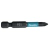 Makita Screwdriver Bit Hex Head PZ1 Size, 6.35 mm Drive, 50 mm Length, Magnetic Shank B-63747