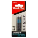 Makita Screwdriver Bit Hex Head PZ1 Size, 6.35 mm Drive, 50 mm Length, Magnetic Shank B-63747