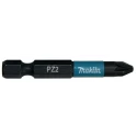 Makita Hex Screwdriver Bit 6.35 mm Drive Size PZ2 Head Type Hex 50 mm Overall Length B-63753