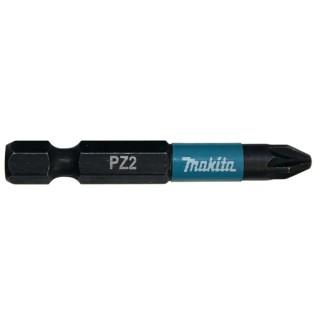 Makita Hex Screwdriver Bit 6.35 mm Drive Size PZ2 Head Type Hex 50 mm Overall Length B-63753