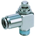 SMC ASG Series Elbow Type Flow Regulator Threaded ASG320F-01-06S