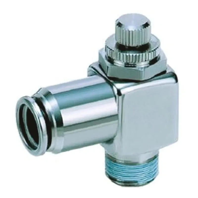 SMC ASG Series Elbow Type Flow Regulator Threaded ASG320F-01-06S