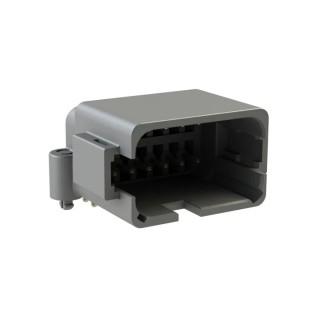 Amphenol Industrial AT BoardLock Automotive Connector Male Grey PCB 12 Way Crimp Termination ATF13-12PA-BM03