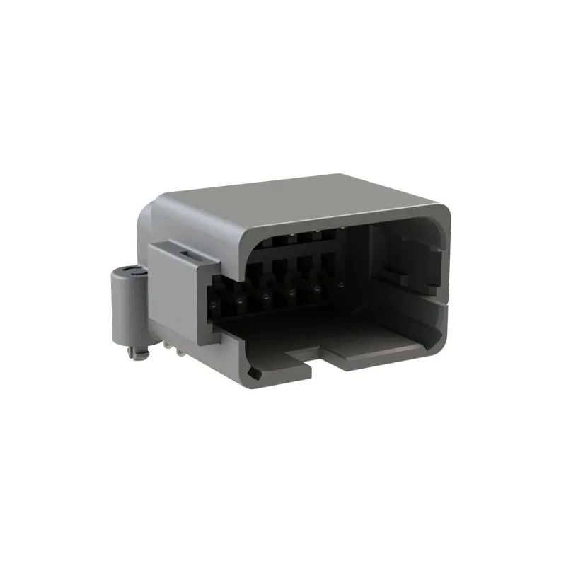 Amphenol Industrial AT BoardLock Automotive Connector Male Grey PCB 12 Way Crimp Termination ATF13-12PA-BM03