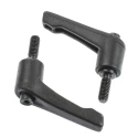 RS PRO Clamping Lever, M6 x 16 mm Steel Male Thread Fibreglass Reinforced Nylon Handle 42mm Length 478-141