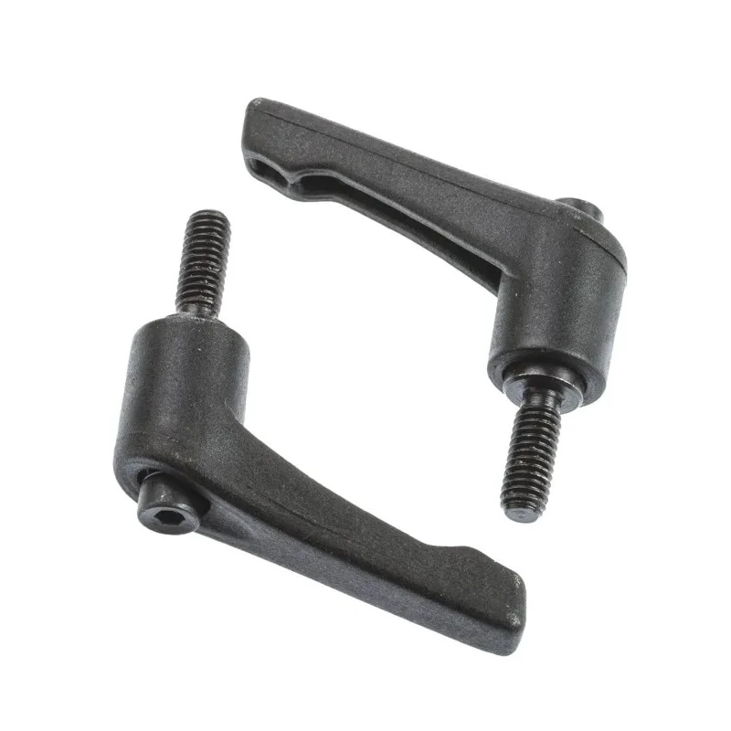 RS PRO Clamping Lever, M6 x 16 mm Steel Male Thread Fibreglass Reinforced Nylon Handle 42mm Length 478-141