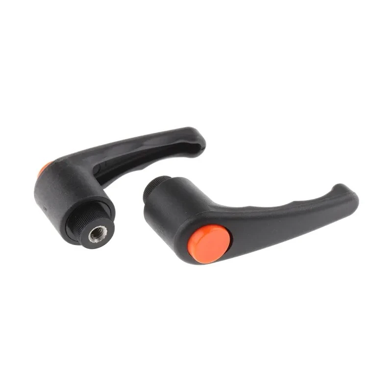 RS PRO Stainless Steel Clamping Lever, Female Thread, M6 x 12 mm Insert Length, Fibreglass Reinforced Nylon Handle 478-214