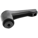 RS PRO Stainless Steel Clamping Lever M4 x 6 mm Black Die Cast Zinc Handle 478-191