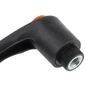 RS PRO Steel Clamping Lever Female Thread M8 x 12 mm Insert Length 65 mm Thermoplastic Handle Black 478-258