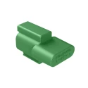Amphenol Industrial AT Automotive Connector Female Green Cable 2 Way Crimp Termination AT04-2P-RT06