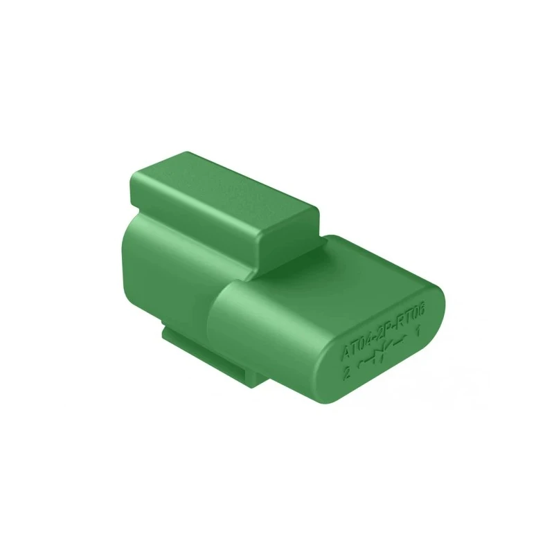 Amphenol Industrial AT Automotive Connector Female Green Cable 2 Way Crimp Termination AT04-2P-RT06