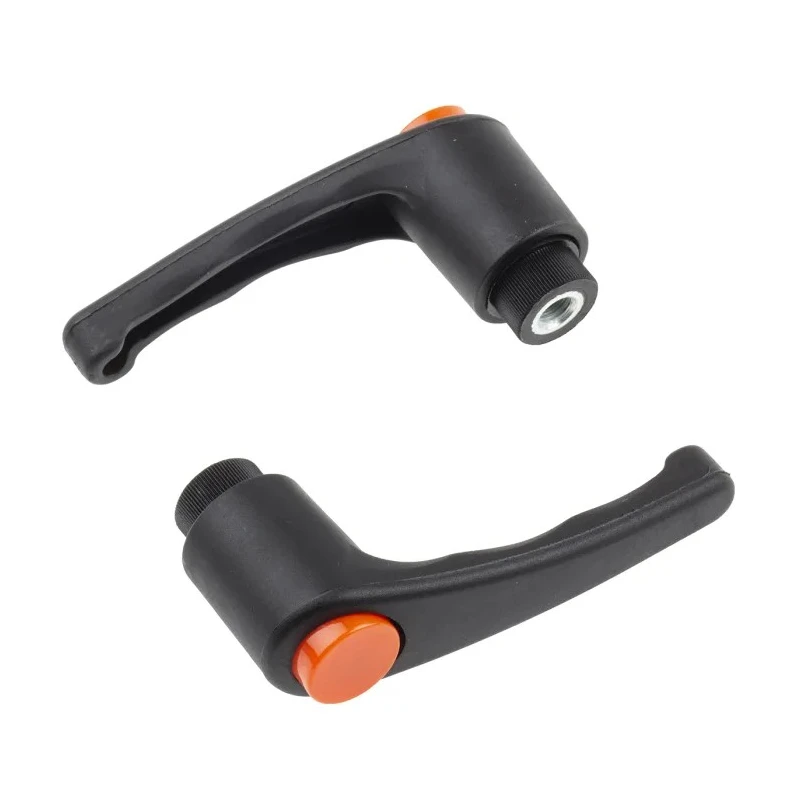 RS PRO Steel Clamping Lever M8 x 15 mm Thermoplastic Handle Black 478-226