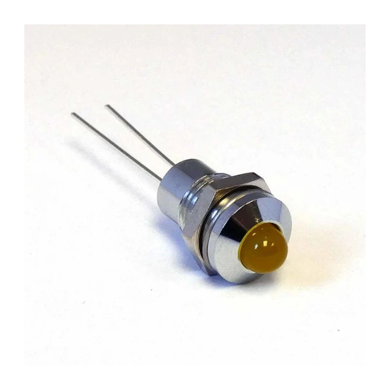 CML Innovative Technologies LED Yellow Panel Mount Indicator 19040002 M8 Terminal IP40 2.1V
