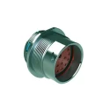 Amphenol Industrial Circular Connector, 18 Contacts, Cable Mount, Plug, Male, IP67 IP69K, Zinc Alloy Housing AHDM04-24-18PR