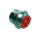 Amphenol Industrial Circular Connector 9 Contacts Cable Plug Male IP67 IP69K Zinc Alloy Housing AHDM04-24-09PR