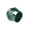 Amphenol Industrial Circular Connector, 18 Contacts, Cable Mount, Socket Female, IP67 IP69K, Zinc Alloy AHDM04-24-18SN