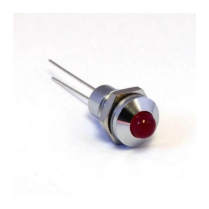 CML Innovative Technologies Red Panel Mount Indicator 2V 10mA IP40 Prominent Bezel 19040003