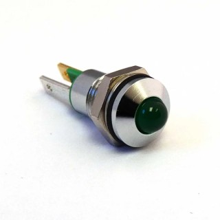 CML Innovative Technologies Green LED Panel Mount Indicator M8 Termination IP67 2V 19040051