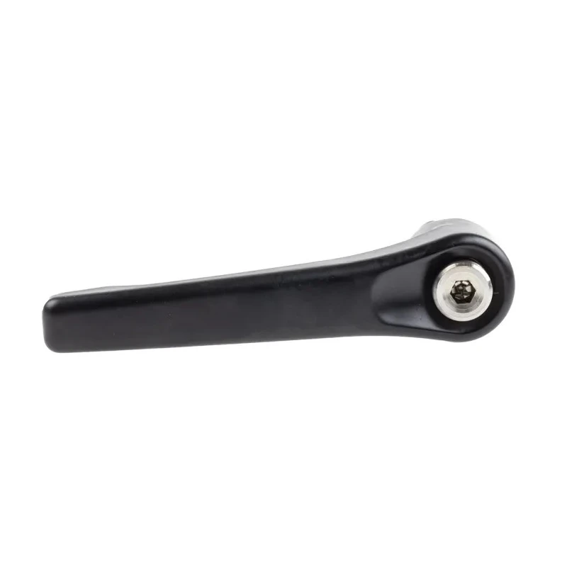 RS PRO Steel Clamping Lever M10 Thread Size 50mm Insert Length Die Cast Zinc Handle Stainless Steel Shaft Black 478-264