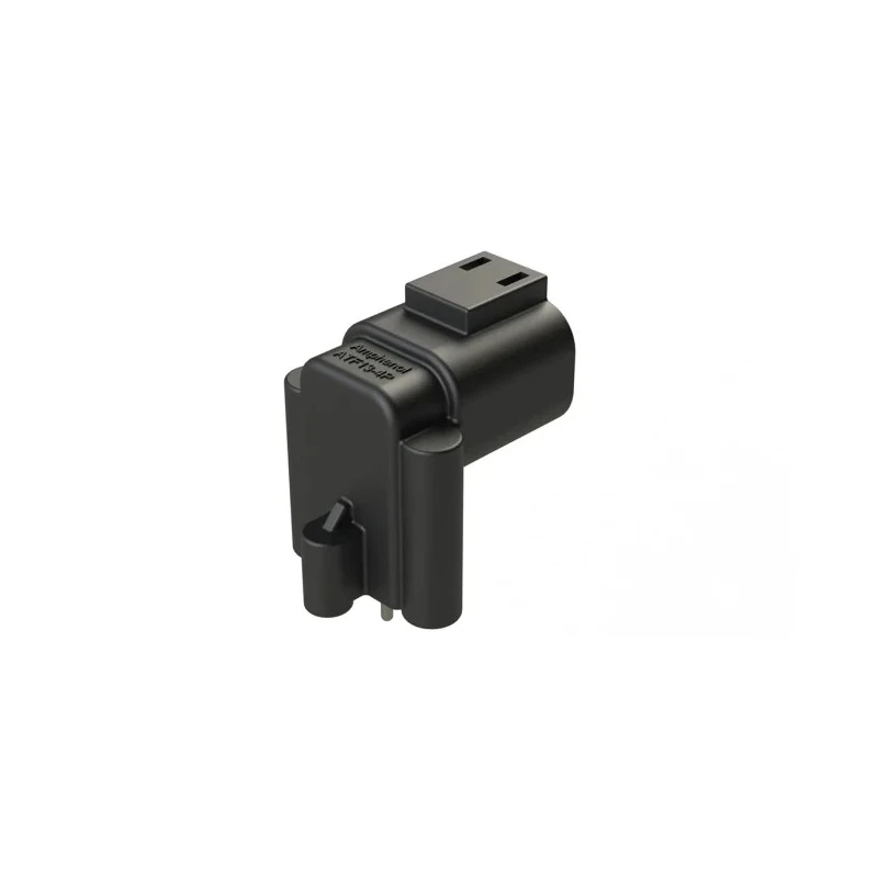 Amphenol Industrial AT BoardLock Automotive Connector Male Black PCB 4 Way Screw Termination 13A ATF13-4P-BM33