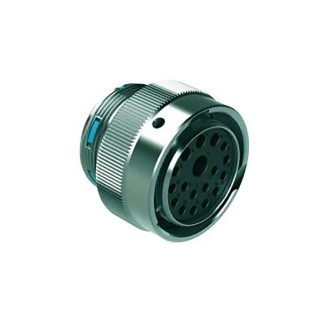Amphenol Industrial Circular Connector Cable Socket Female 18 Contacts IP67 IP69K Zinc Alloy Housing Bayonet AHDM06-24-18SR