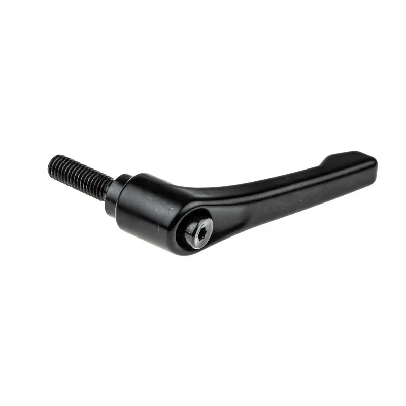 RS PRO Clamping Lever with M8 x 25 mm Male Thread, Die Cast Zinc Handle, Steel Shaft, 65mm Length