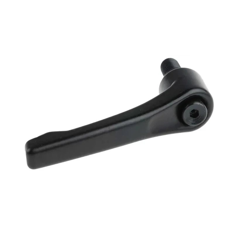 RS PRO Die Cast Zinc Handle Steel Shaft Clamping Lever M10 20mm Thread Insert Length M10