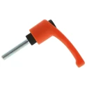 RS PRO Clamping Lever, M8 Thread Size x 40 mm Thread Length, Thermoplastic Handle, Steel Shaft 478-311