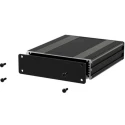 RS PRO Black Anodised Aluminium Instrument Case 30 mm Height, 80 mm Length, 108.5 mm Width 195-1520