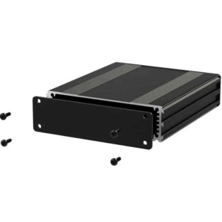 RS PRO Black Anodised Aluminium Instrument Case 30 mm Height, 80 mm Length, 108.5 mm Width 195-1520