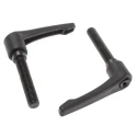 RS PRO Clamping Lever, M12 Thread Size x 63 mm Thread Length, Fibreglass Reinforced Nylon Handle, Steel Shaft M12