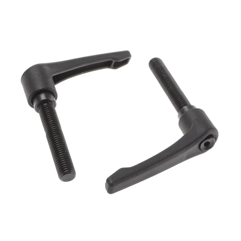 RS PRO Clamping Lever, M12 Thread Size x 63 mm Thread Length, Fibreglass Reinforced Nylon Handle, Steel Shaft M12