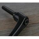 RS PRO Die Cast Zinc Handle Clamping Lever, M8 Thread Size x 40 mm Thread Length, Steel Shaft, 65 mm Length 478-305