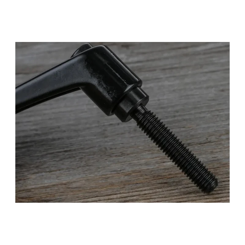 RS PRO Die Cast Zinc Handle Clamping Lever, M8 Thread Size x 40 mm Thread Length, Steel Shaft, 65 mm Length 478-305
