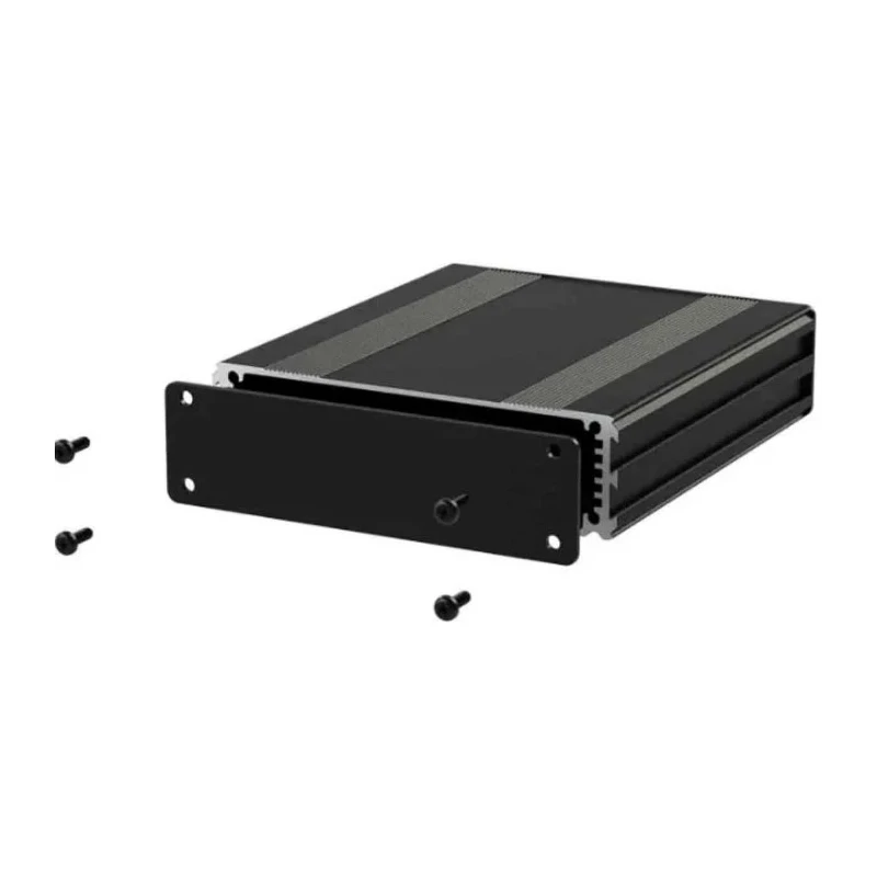 RS PRO Black Aluminium Instrument Case 30mm x 220mm x 108.5mm 195-1519