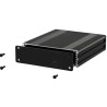 RS PRO Black Aluminium Instrument Case 30mm x 220mm x 108.5mm 195-1519