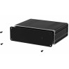 RS PRO Black Anodised Aluminium Instrument Case 53.8 mm Height, 160 mm Length, 169.8 mm Width 195-1517