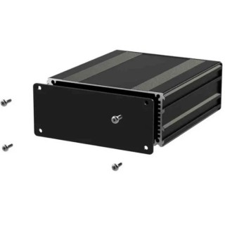 RS PRO Black Aluminium Instrument Case, 45 mm Height, 160 mm Length, 108.5 mm Width 195-1521