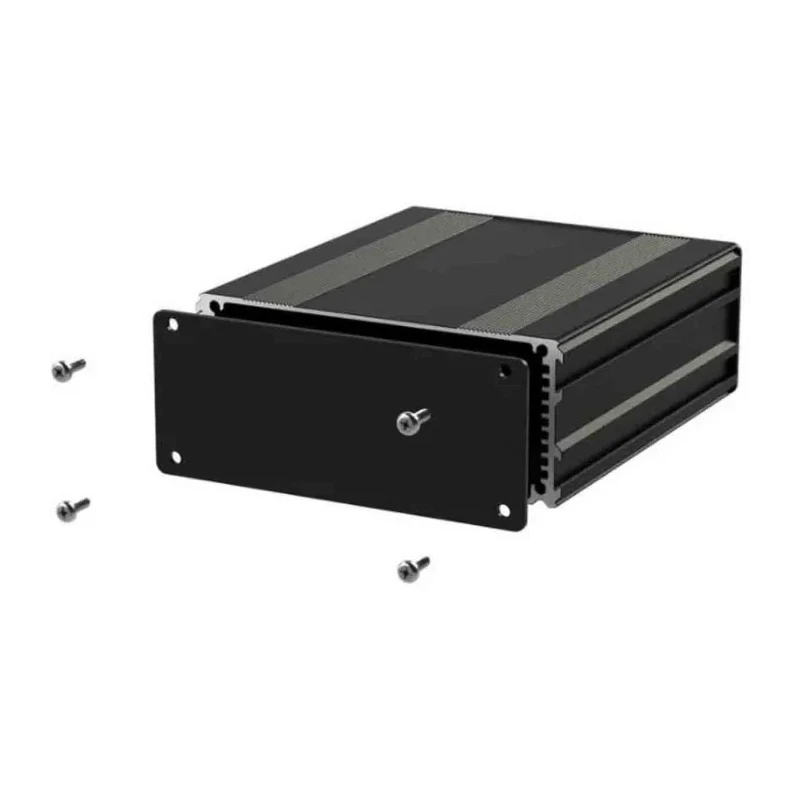 RS PRO Black Aluminium Instrument Case, 45 mm Height, 160 mm Length, 108.5 mm Width 195-1521