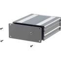 RS PRO Silver Anodised Aluminium Instrument Case 45 mm x 108.5 mm x 220 mm 195-1547