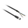 Telemecanique Sensors Female Straight to 4 Way Unterminated Sensor Actuator Cable, 2 m XZCP1169L2