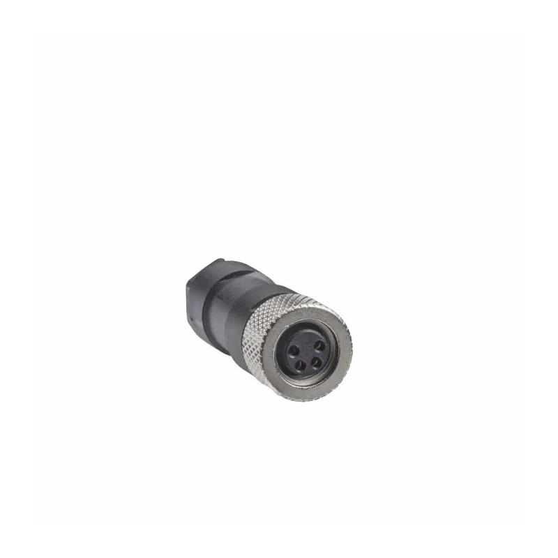Telemecanique Sensors Circular Connector 4 Contacts Cable Mount M8 Socket Female IP67 XZCC Series XZCC8FDM40V
