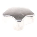 RS PRO Silver Aluminium Multiple Lobes Clamping Knob M6 Threaded Hole 32mm Length 60mm Diameter 478-501