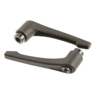 RS PRO Steel Clamping Lever, Female Thread M10 x 14 mm, Fibreglass Reinforced Nylon Handle, Length 83 mm 478-438