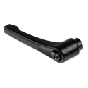 RS PRO Steel Clamping Lever M8 x 12 mm Die Cast Zinc Handle Black 78mm Length 478-456