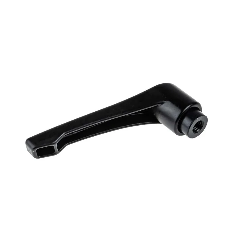 RS PRO Steel Clamping Lever M8 x 12 mm Die Cast Zinc Handle Black 78mm Length 478-456