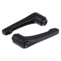 RS PRO Steel Clamping Lever Female M8 Thread x 10 mm Insert Length, Fibreglass Reinforced Nylon Handle, 65 mm Length 478-513